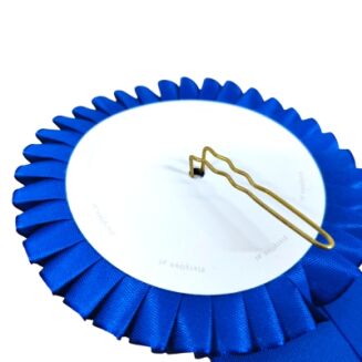 Kotylion potrójny - czerwono - biało - czerwony - 2