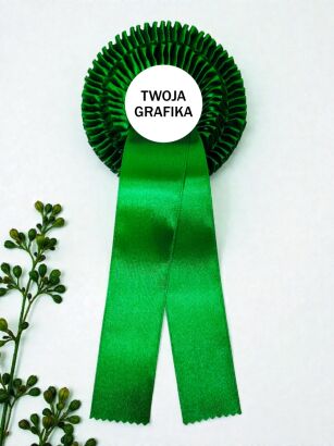 Kotylion podwójny - jednolity z gęstym plisem