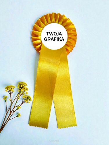 Kotylion pojedynczy - złoty